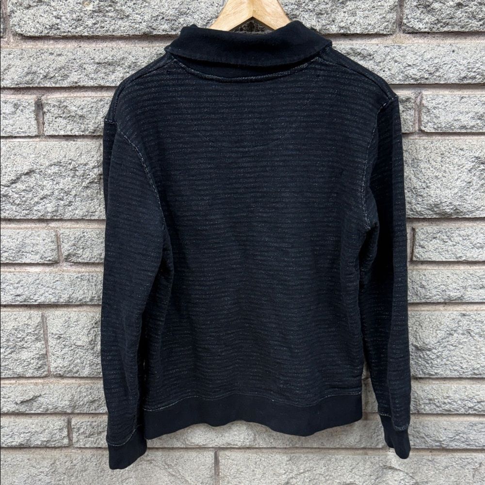Simons Le 31 Black Textured Crewneck Sweater - Picture 6 of 6
